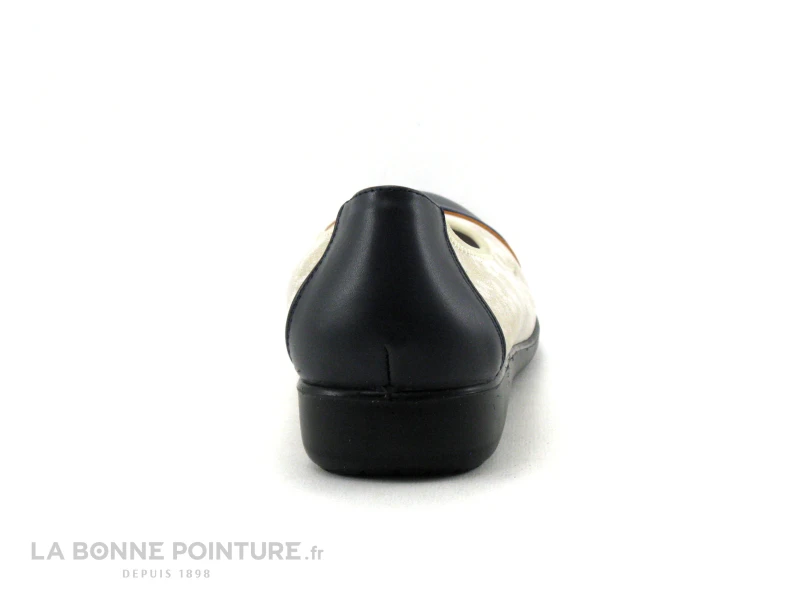 Inea CELESTE Marine Orange Or - Ballerine Souple Femme 4 Inea CELESTE Marine Orange Or - Ballerine Souple Femme – Image 4