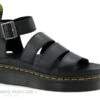 Dr. Martens Dr Martens CLARISSA II Quad Milled Nappa Noir - Sandale Femme
