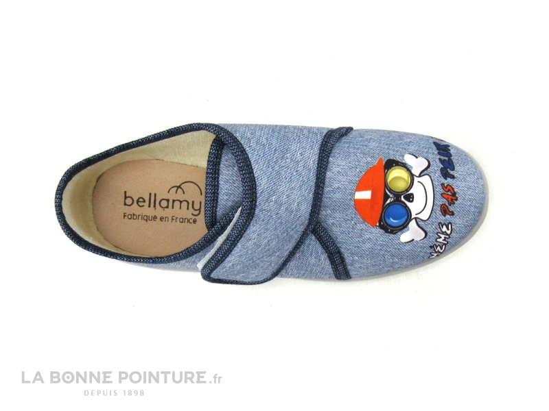Bellamy PEROU Tete De Mort - Jean - Chausson Velcro GARCON 6 Bellamy PEROU Tete De Mort - Jean - Chausson Velcro GARCON – Image 6