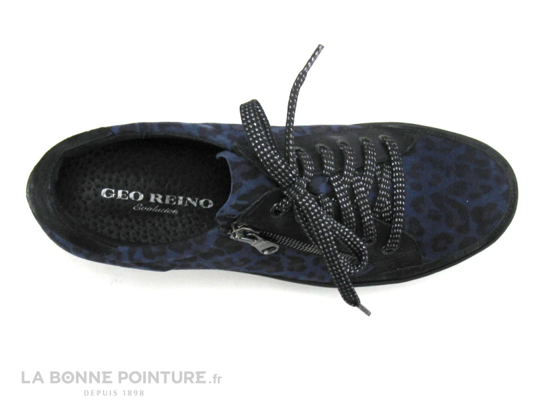 Geo Reino Evolution TELADOI Bleu Marine Leopard - Chaussure Basse 6 Geo Reino Evolution TELADOI Bleu Marine Leopard - Chaussure Basse – Image 6