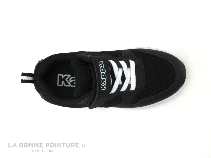 Kappa LogoDelvis EV Kid Black White - 381B86W - Basket Sport Enfant 6 Kappa LogoDelvis EV Kid Black White - 381B86W - Basket Sport Enfant – Image 6