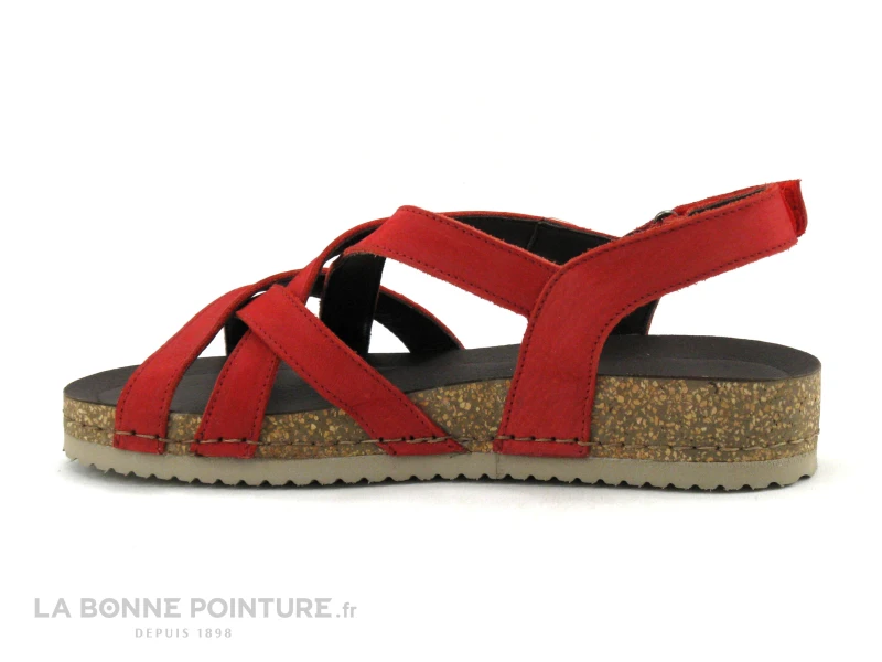 Jungla 7999 Reims Ferrari - Sandale Femme En Cuir Rouge 3 Jungla 7999 Reims Ferrari - Sandale Femme En Cuir Rouge – Image 3