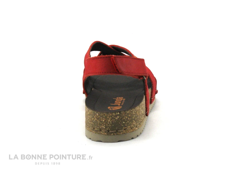 Jungla 7999 Reims Ferrari - Sandale Femme En Cuir Rouge 4 Jungla 7999 Reims Ferrari - Sandale Femme En Cuir Rouge – Image 4