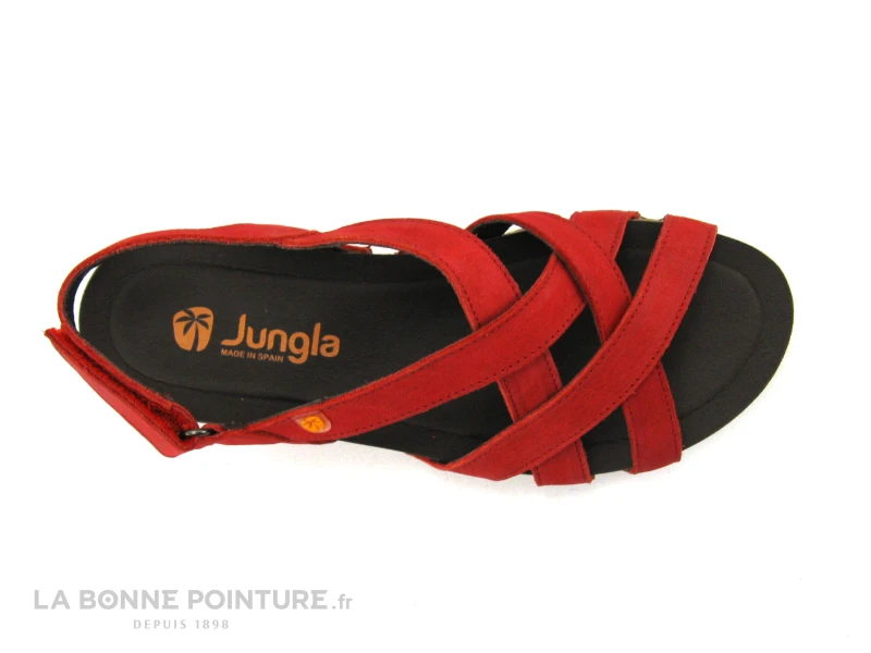 Jungla 7999 Reims Ferrari - Sandale Femme En Cuir Rouge 6 Jungla 7999 Reims Ferrari - Sandale Femme En Cuir Rouge – Image 6