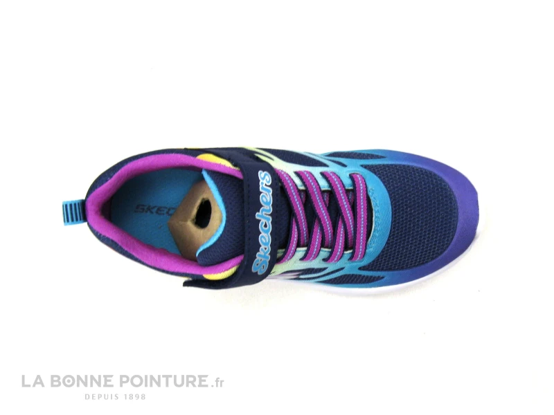 Skechers 303503 Power Jams Navy Multi - Lacet Violet - Basket Fille 6 Skechers 303503 Power Jams Navy Multi - Lacet Violet - Basket Fille â Image 6