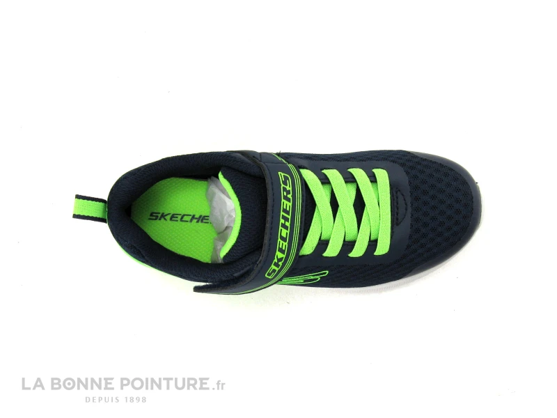 Skechers 403773 Microspec Max GORVIX Navy Lime - Basket GARCON 6 Skechers 403773 Microspec Max GORVIX Navy Lime - Basket GARCON – Image 6