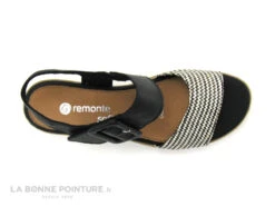 Remonte R6453-01 - Noir - Creme - Sandale Talon Compense -France Chaussure Soldes 2024 cd24607c73b9e66c561f35ea11d5d5ef img 8219.jpg 181673
