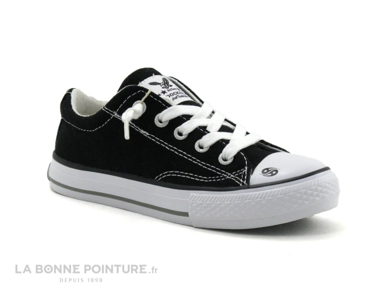 Dockers 48TE608 710 - Basket Enfant Toile Noire 5 Dockers 48TE608 710 - Basket Enfant Toile Noire – Image 5