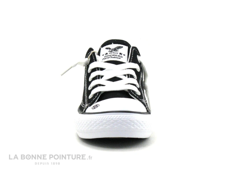 Dockers 48TE608 710 - Basket Enfant Toile Noire 2 Dockers 48TE608 710 - Basket Enfant Toile Noire – Image 2