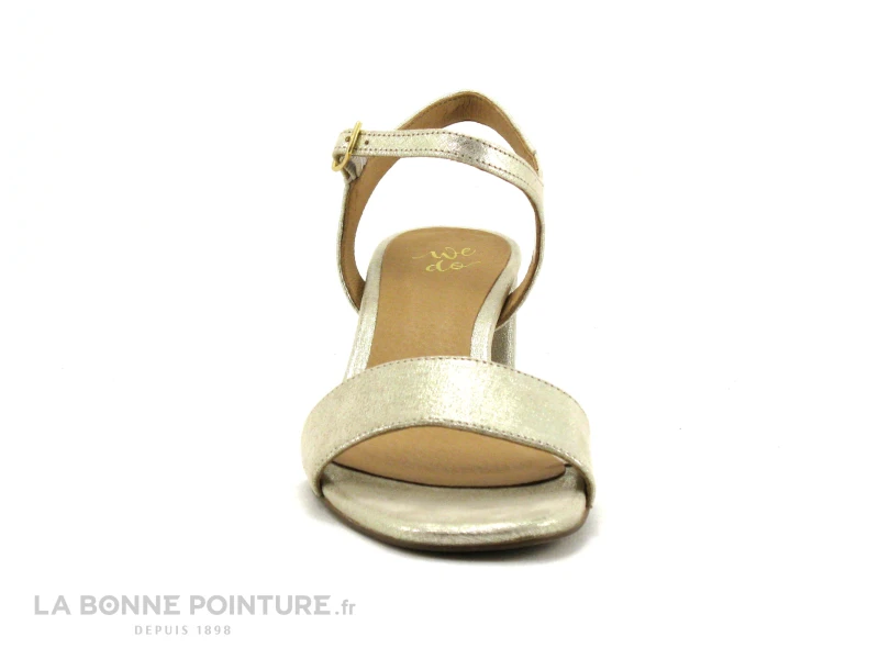 We Do 44021FB Platine - Sandale Femme Talon Carre 2 We Do 44021FB Platine - Sandale Femme Talon Carre – Image 2