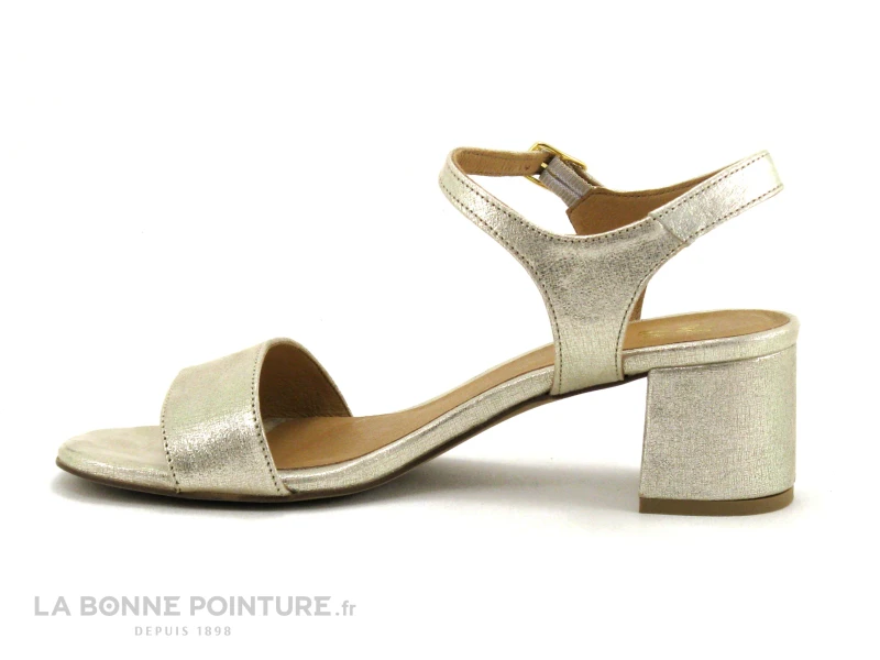 We Do 44021FB Platine - Sandale Femme Talon Carre 3 We Do 44021FB Platine - Sandale Femme Talon Carre – Image 3