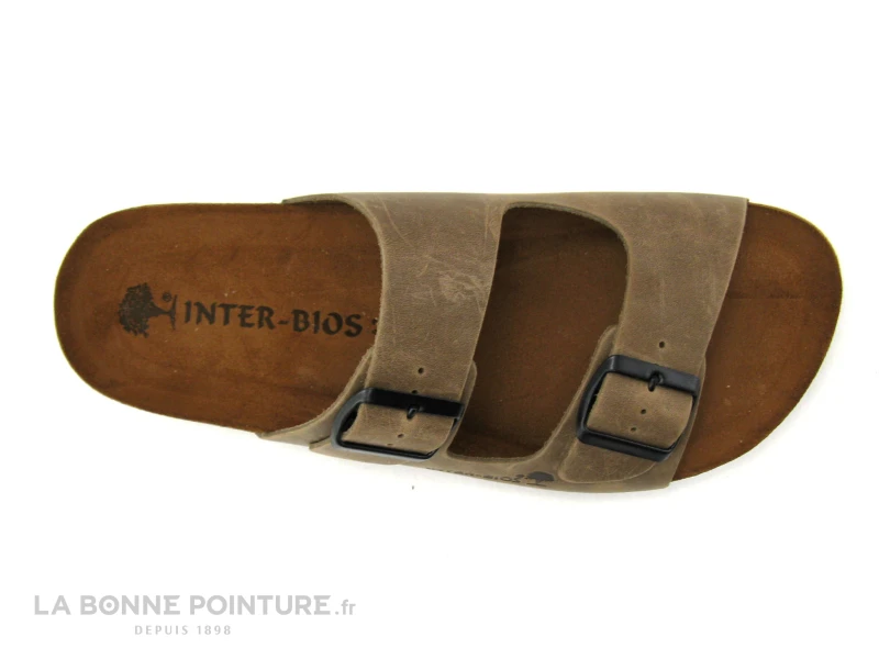 Inter Bios 9560 Pardo - Mule Reglable Homme Cuir Beige 3 Inter Bios 9560 Pardo - Mule Reglable Homme Cuir Beige – Image 3