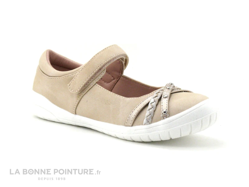 Lilybellule GYSLANA Rose - Ballerine Fille Avec Bride Velcro 1 Lilybellule GYSLANA Rose - Ballerine Fille Avec Bride Velcro