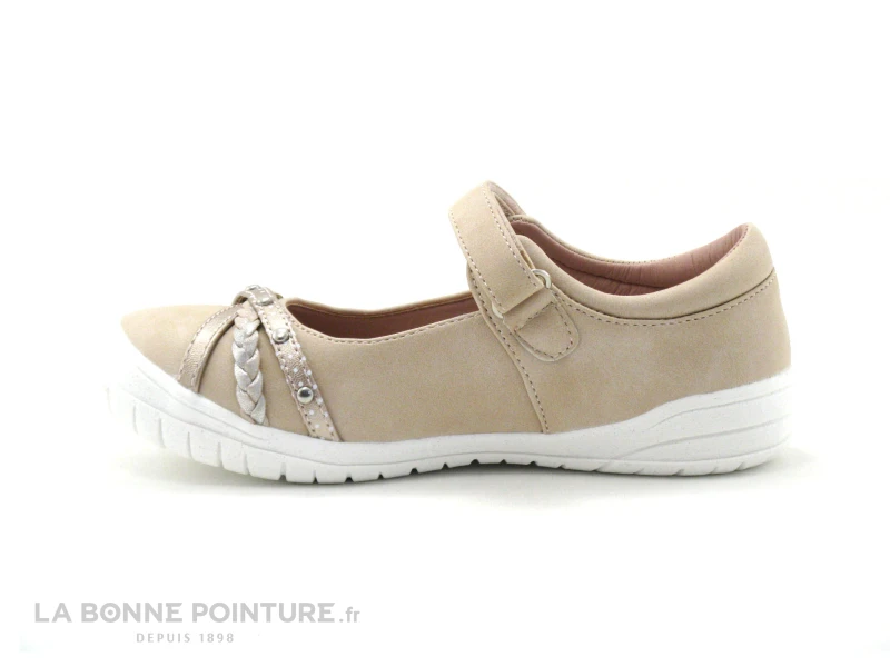 Lilybellule GYSLANA Rose - Ballerine Fille Avec Bride Velcro 2 Lilybellule GYSLANA Rose - Ballerine Fille Avec Bride Velcro – Image 2