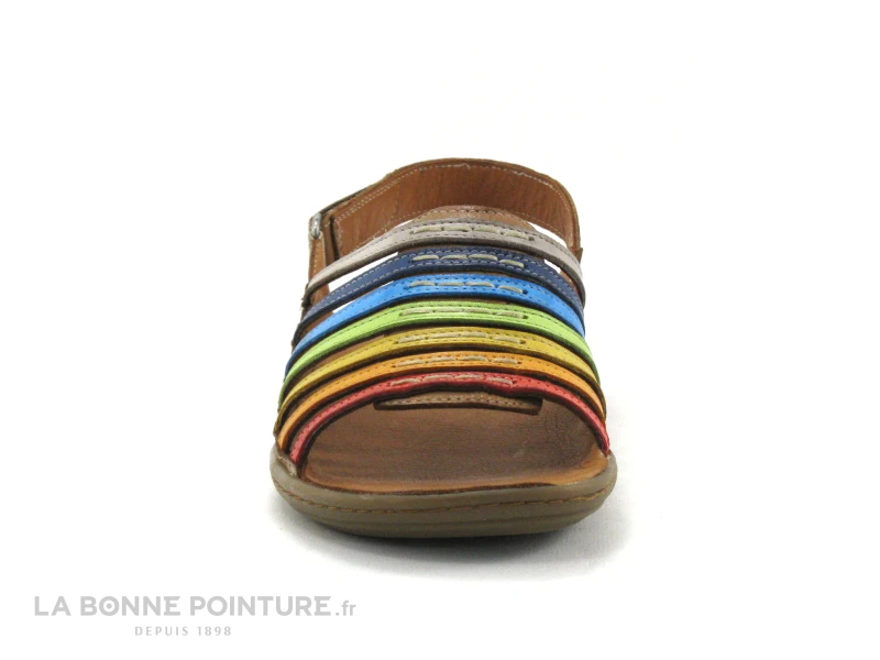 Karyoka ROSE - Cuir - Multicolore - Sandale Femme 2 Karyoka ROSE - Cuir - Multicolore - Sandale Femme – Image 2