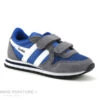 Gola DAYTONA Strap - CKA159EX - Bleu Gris - Basket Velcro GARCON