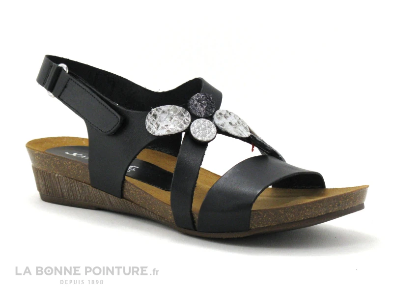 Xapatan 1062 Noir - Nu-pieds Femme - Talon Compense 1 Xapatan 1062 Noir - Nu-pieds Femme - Talon Compense