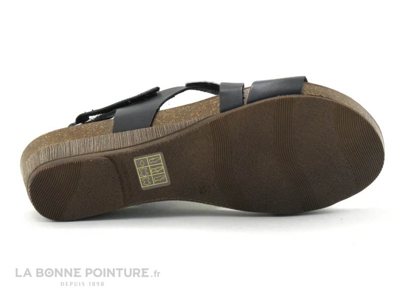 Xapatan 1062 Noir - Nu-pieds Femme - Talon Compense 6 Xapatan 1062 Noir - Nu-pieds Femme - Talon Compense – Image 6