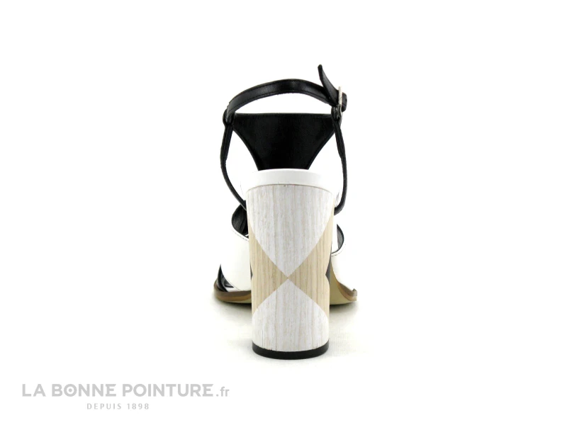 Adige ALSAF F100 Capri Nero Bianco - Sandale Talon 4 Adige ALSAF F100 Capri Nero Bianco - Sandale Talon – Image 4