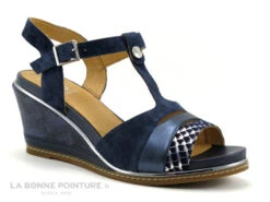 Fugitive IZANE LP5HG69 Navy -Sandale Femme Bleu Marine