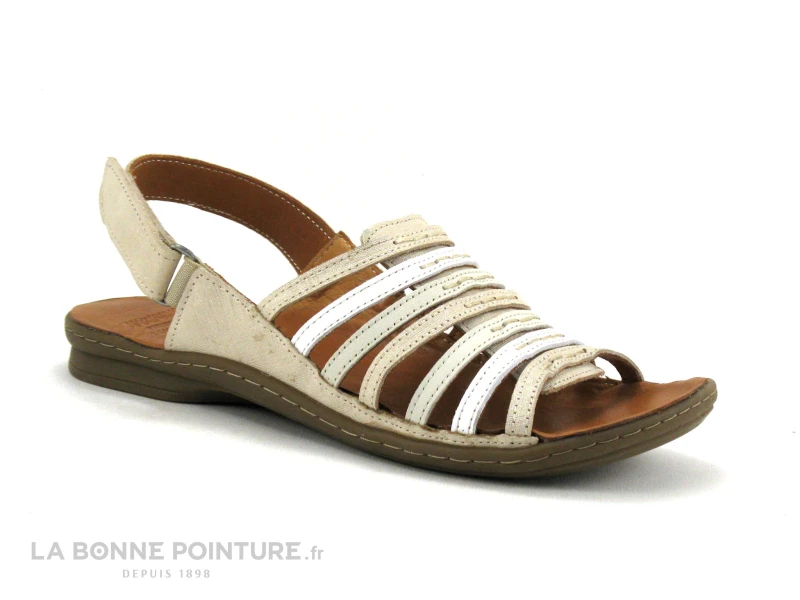 Karyoka ROSE Platine Multi - Sandale Femme Cuir Metal 1 Karyoka ROSE Platine Multi - Sandale Femme Cuir Metal