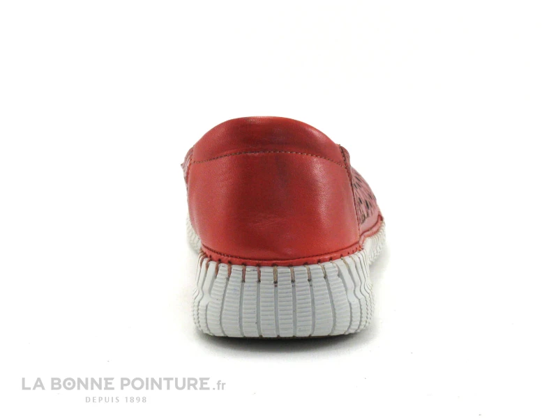 Karyoka RITA Blood - Ballerine Rouge Tige Perforee 4 Karyoka RITA Blood - Ballerine Rouge Tige Perforee – Image 4