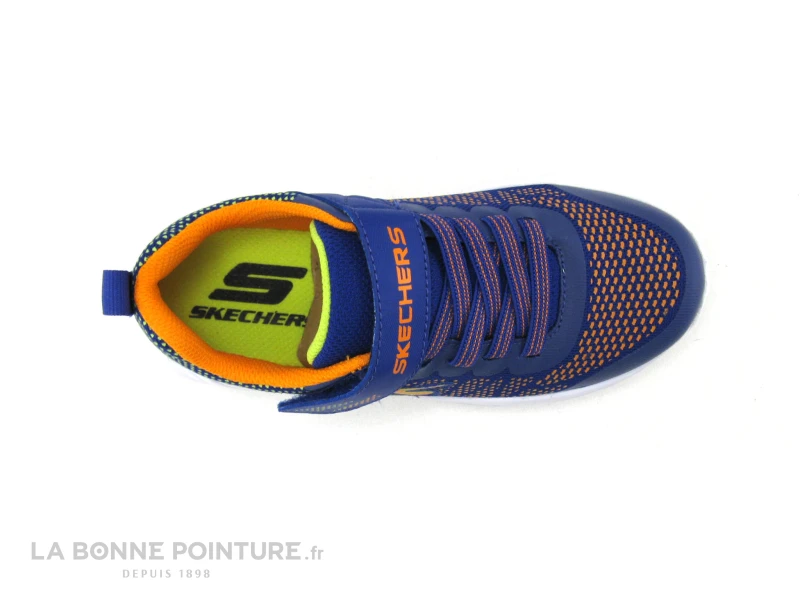 Skechers 403753L Nitro Sprint - Bleu Orange - Basket GARCON 6 Skechers 403753L Nitro Sprint - Bleu Orange - Basket GARCON – Image 6