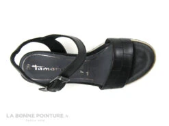Tamaris 1-28015-28 Black - Sandale Compensee - Cuir Noir -France Chaussure Soldes 2024 cd24607c73b9e66c561f35ea11d5d5ef img 8970.jpg 170376