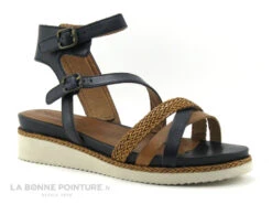 Tamaris 1-28208-28 Navy Nut - Nu-pieds Montant Femme