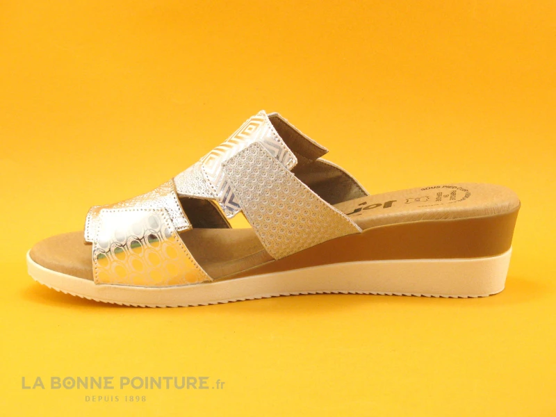 Jordana 2769 Argent - Mule Femme - Talon Compense 3 Jordana 2769 Argent - Mule Femme - Talon Compense – Image 3