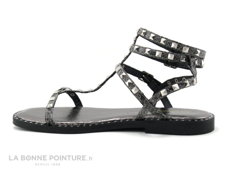 Tropeziennes COROL Gris 27105 - Sandale Montante Femme 4 Tropeziennes COROL Gris 27105 - Sandale Montante Femme – Image 4