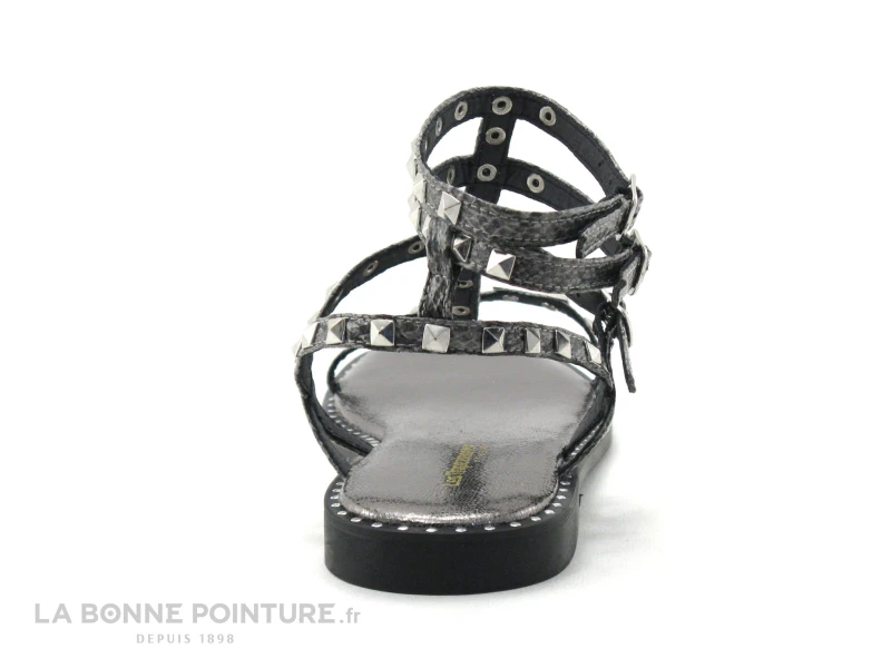 Tropeziennes COROL Gris 27105 - Sandale Montante Femme 5 Tropeziennes COROL Gris 27105 - Sandale Montante Femme – Image 5