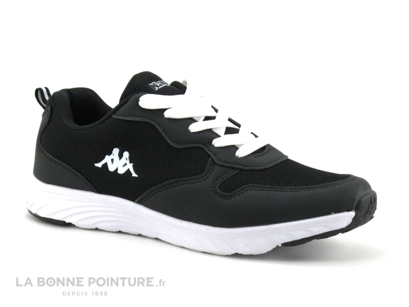 Kappa LOGO DELVIS Kid Black White - Chaussure Sport Jr 1 Kappa LOGO DELVIS Kid Black White - Chaussure Sport Jr