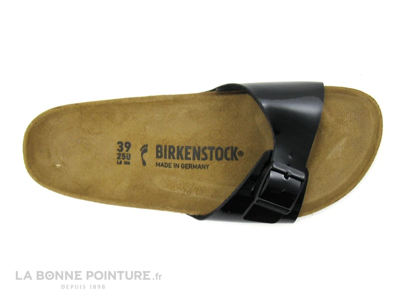 Birkenstock MADRID Birko Flor Vernis Noir - BK040303 - Mule Femme 4 Birkenstock MADRID Birko Flor Vernis Noir - BK040303 - Mule Femme – Image 4