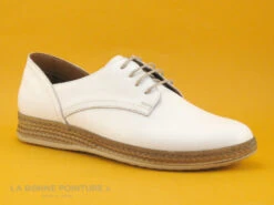 Karyoka MAGIC Blanc - Chaussure Derbi Femme