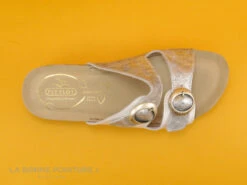 Fly Flot FLETY Blanc - Gris Metal - 2 Brides Reglables - Mule -France Chaussure Soldes 2024 cd24607c73b9e66c561f35ea11d5d5ef img 9253.jpg 116455