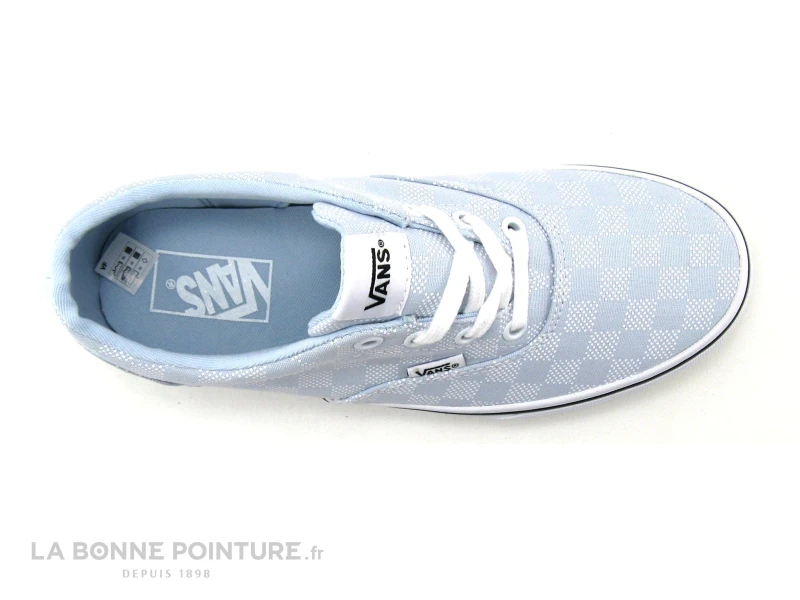 Vans DOHENY Bleu Clair - VN0A3MVZ3QN1 - Basket Toile Damier - Lacets 6 Vans DOHENY Bleu Clair - VN0A3MVZ3QN1 - Basket Toile Damier - Lacets – Image 6