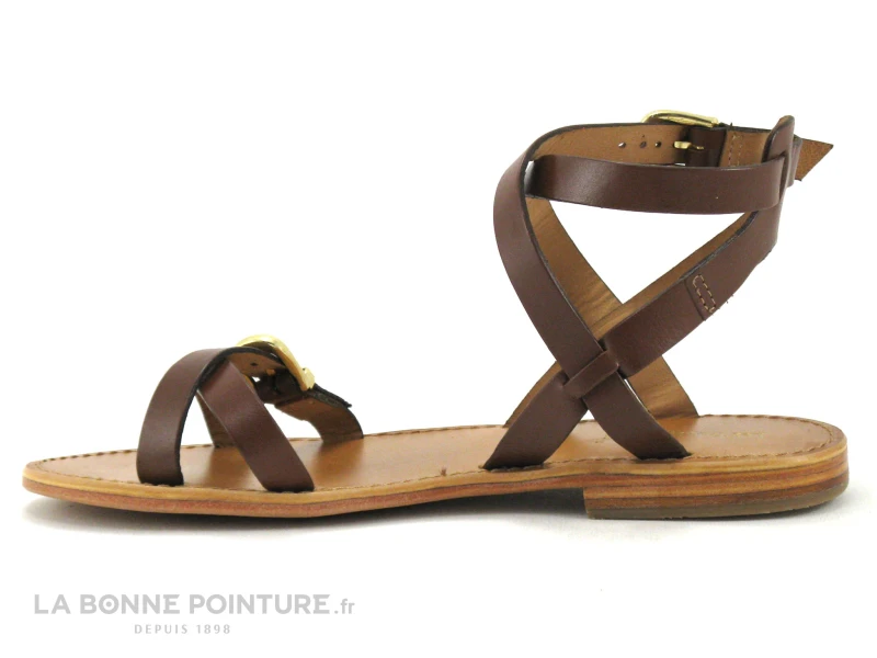 Tropeziennes HEPANA Tan - Nu-pieds Marron Femme - Bride Cheville 3 Tropeziennes HEPANA Tan - Nu-pieds Marron Femme - Bride Cheville – Image 3