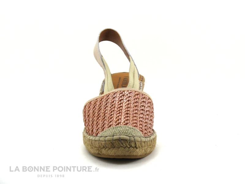 Fabiolas 307260 Nude - Espadrille Rose Talon Compense 2 Fabiolas 307260 Nude - Espadrille Rose Talon Compense – Image 2