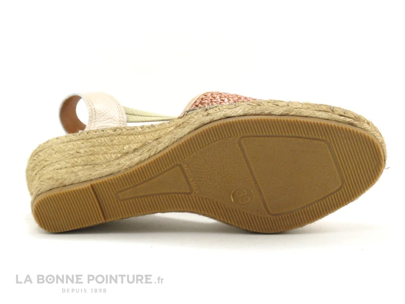Fabiolas 307260 Nude - Espadrille Rose Talon Compense 7 Fabiolas 307260 Nude - Espadrille Rose Talon Compense – Image 7
