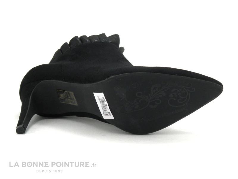 The Divine Factory QL3812 Noir - Fronces - Bottine Talon Aiguille 7 The Divine Factory QL3812 Noir - Fronces - Bottine Talon Aiguille – Image 7