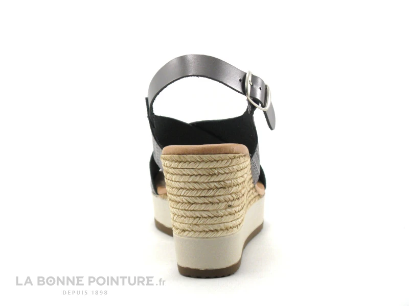 Patricia Miller 3243 Gris Plomb - Sandale Talon Compense 4 Patricia Miller 3243 Gris Plomb - Sandale Talon Compense – Image 4