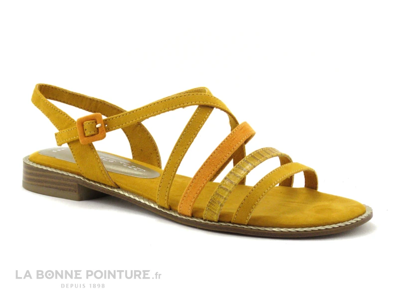Marco Tozzi 2-28104-26 Saffron Comb - Sandale Jaune Femme 1 Marco Tozzi 2-28104-26 Saffron Comb - Sandale Jaune Femme
