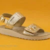 Geox J15EAA COSTAREI Gold - Sandale Or Fille