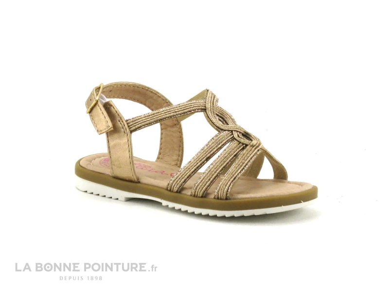 Wipop YAGOOD Bronze - Sandale Fille Brillante 1 Wipop YAGOOD Bronze - Sandale Fille Brillante
