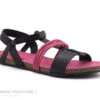 Kickers PICNIC V Noir Fuchsia - 609810-30 - Sandale