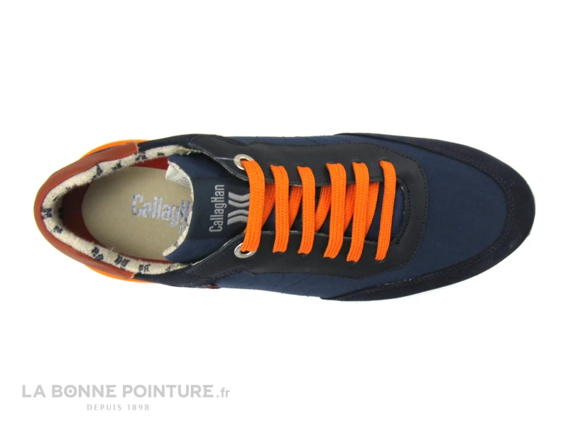 Callaghan 51100 Luxe - Bleu Marine - Orange - Basket Homme 6 Callaghan 51100 Luxe - Bleu Marine - Orange - Basket Homme – Image 6