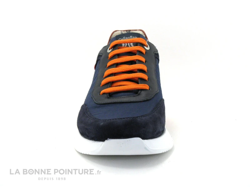Callaghan 51100 Luxe - Bleu Marine - Orange - Basket Homme 2 Callaghan 51100 Luxe - Bleu Marine - Orange - Basket Homme – Image 2