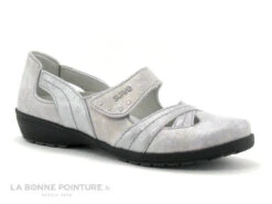 Suave LONDON 8061T Shark Powder - Ballerine Argent Avec Scratch