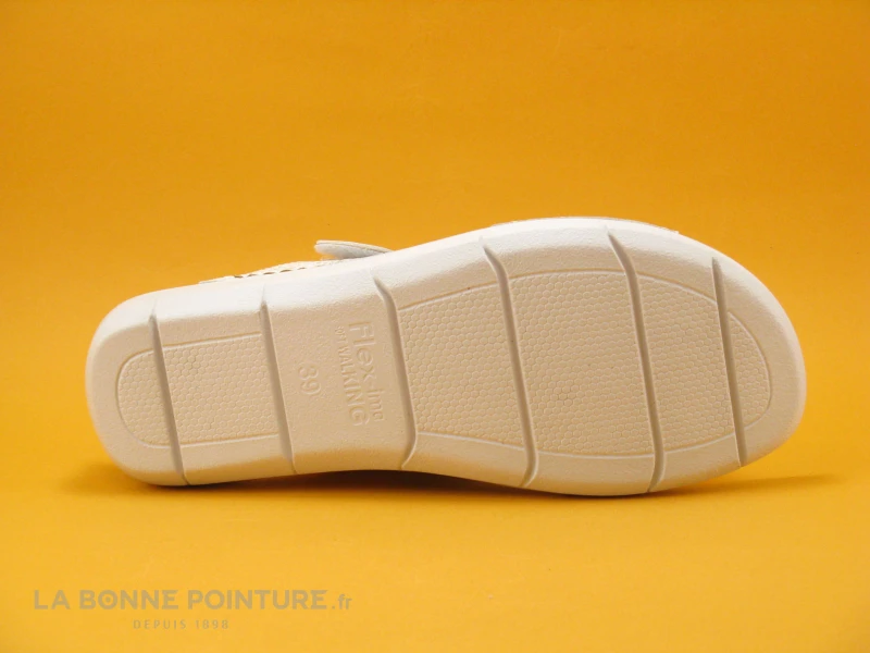 Morans MELIANDE Blanc Python - Dessus Perles - Mule Femme 4 Morans MELIANDE Blanc Python - Dessus Perles - Mule Femme – Image 4